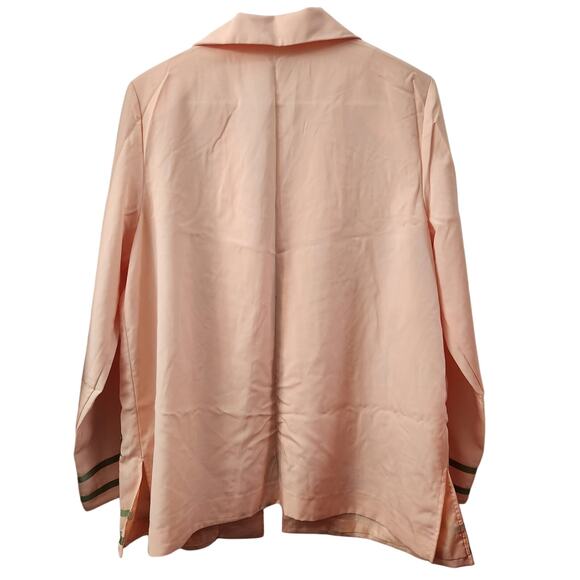 Maggie Sweet Vintage Floral Embroidered  Open Front Top M Retro 90s‎ 80s Y2K - Picture 2 of 11